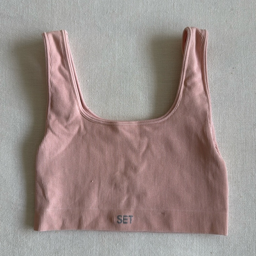 Set active box cut bra